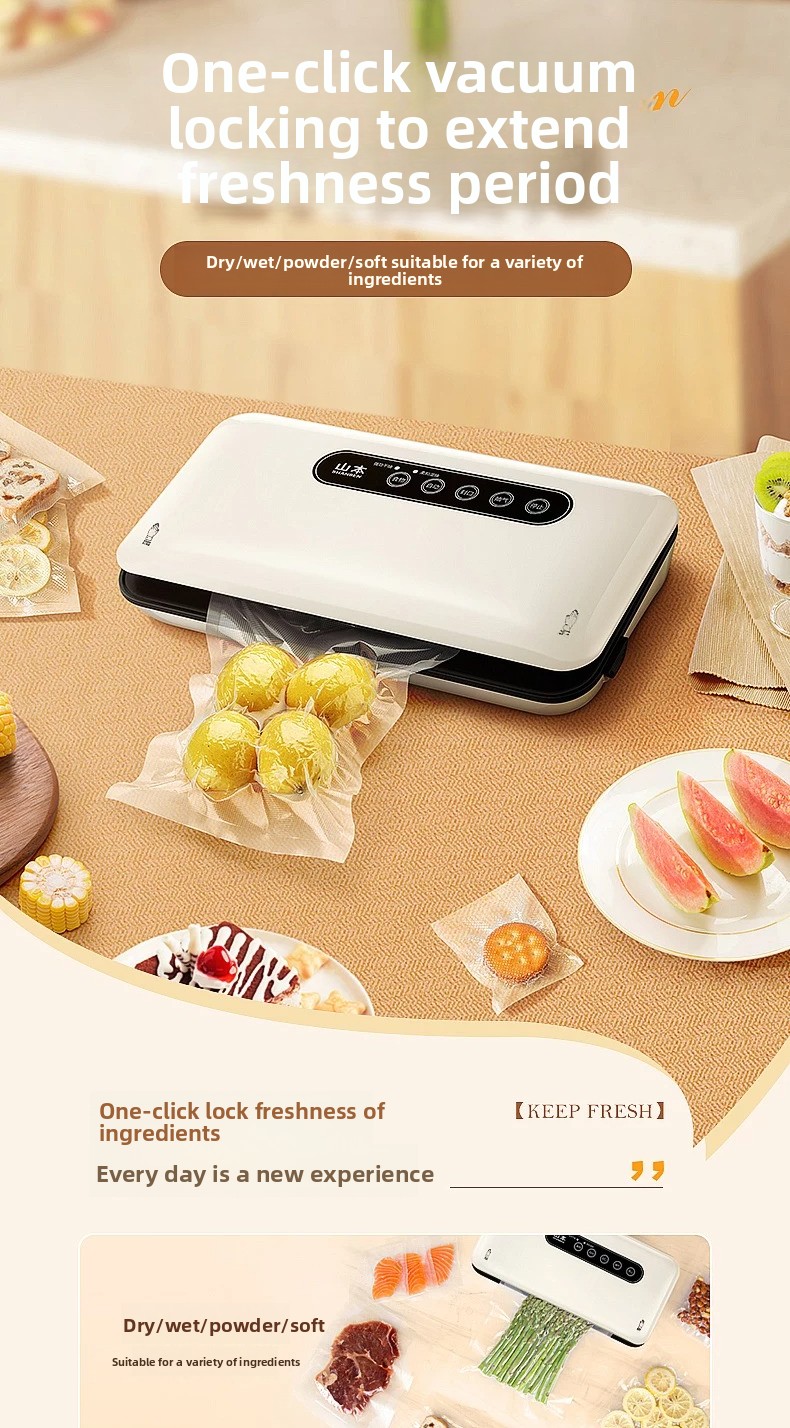 Snacks Food In Us - Mini Macchina per Sottovuoto Automatica Domestica