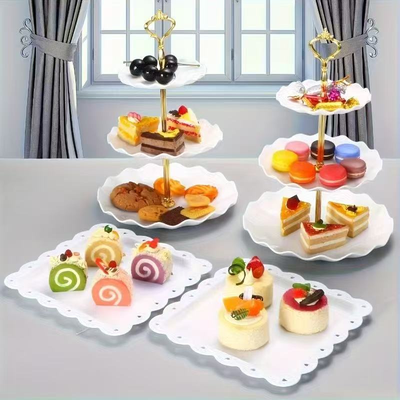Food Snacks Easy - Set di vassoi per alimenti decorativi