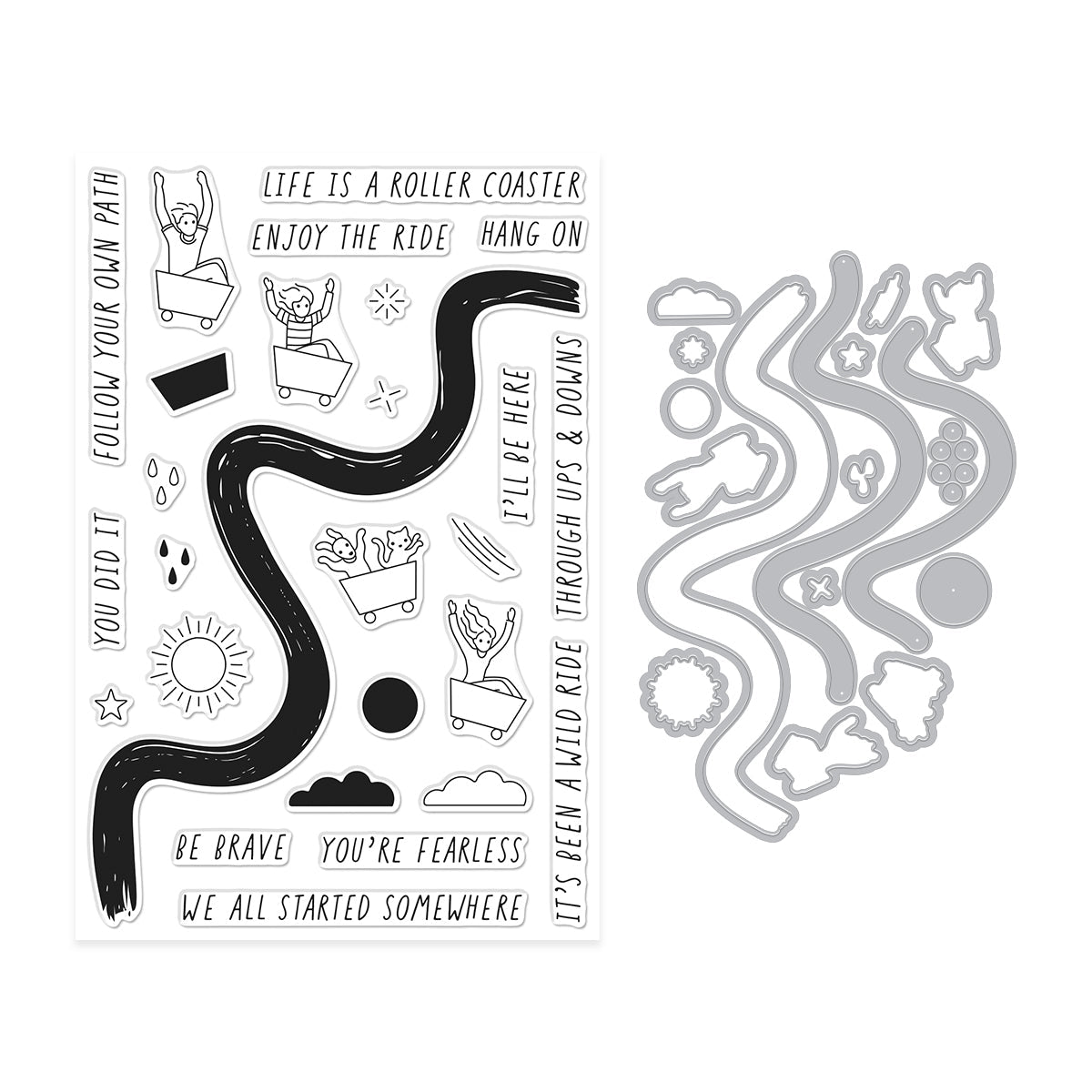 Food Stamps Snacks - Nuovi Fustelle Metalliche e Timbri Trasparenti