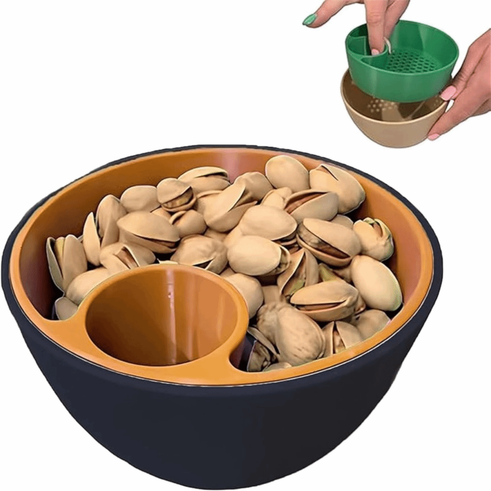 Food Snacks Easy - Ciotola per frutta secca stampata in