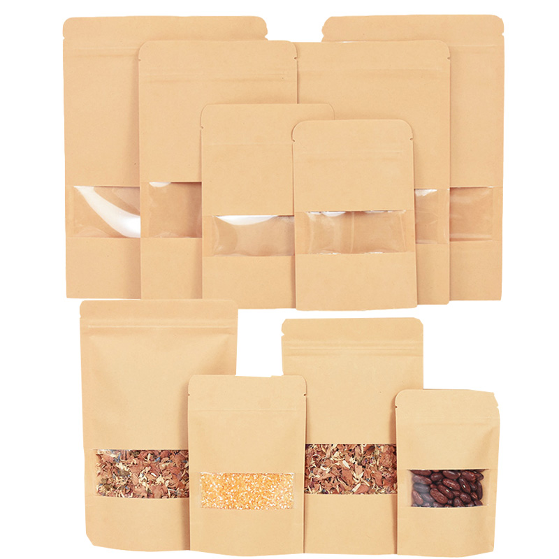 Food Snacks For Party - 20/50pcs Sacchetti di carta Kraft con