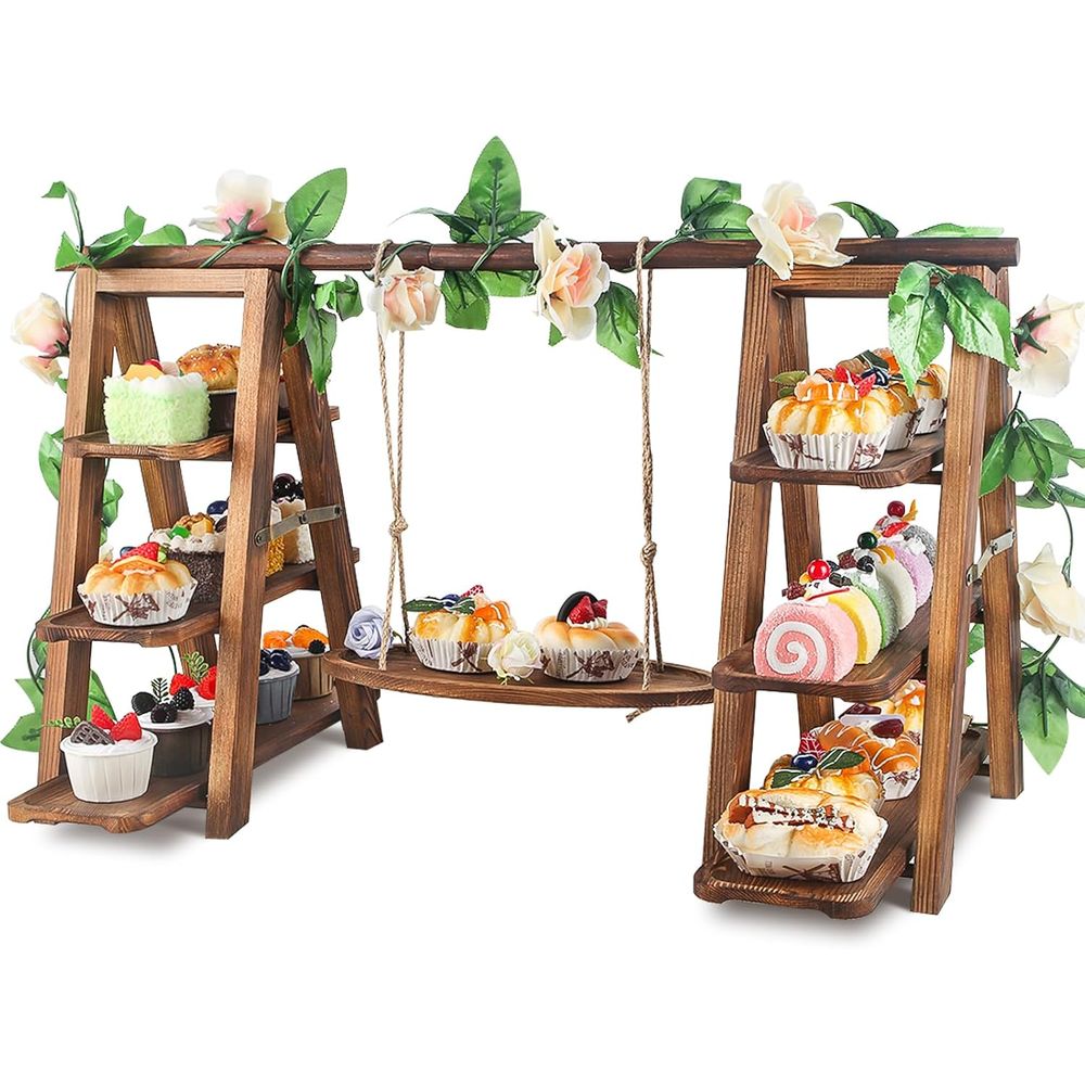 Food Snacks For Party - Espositore a 3 livelli per cupcake