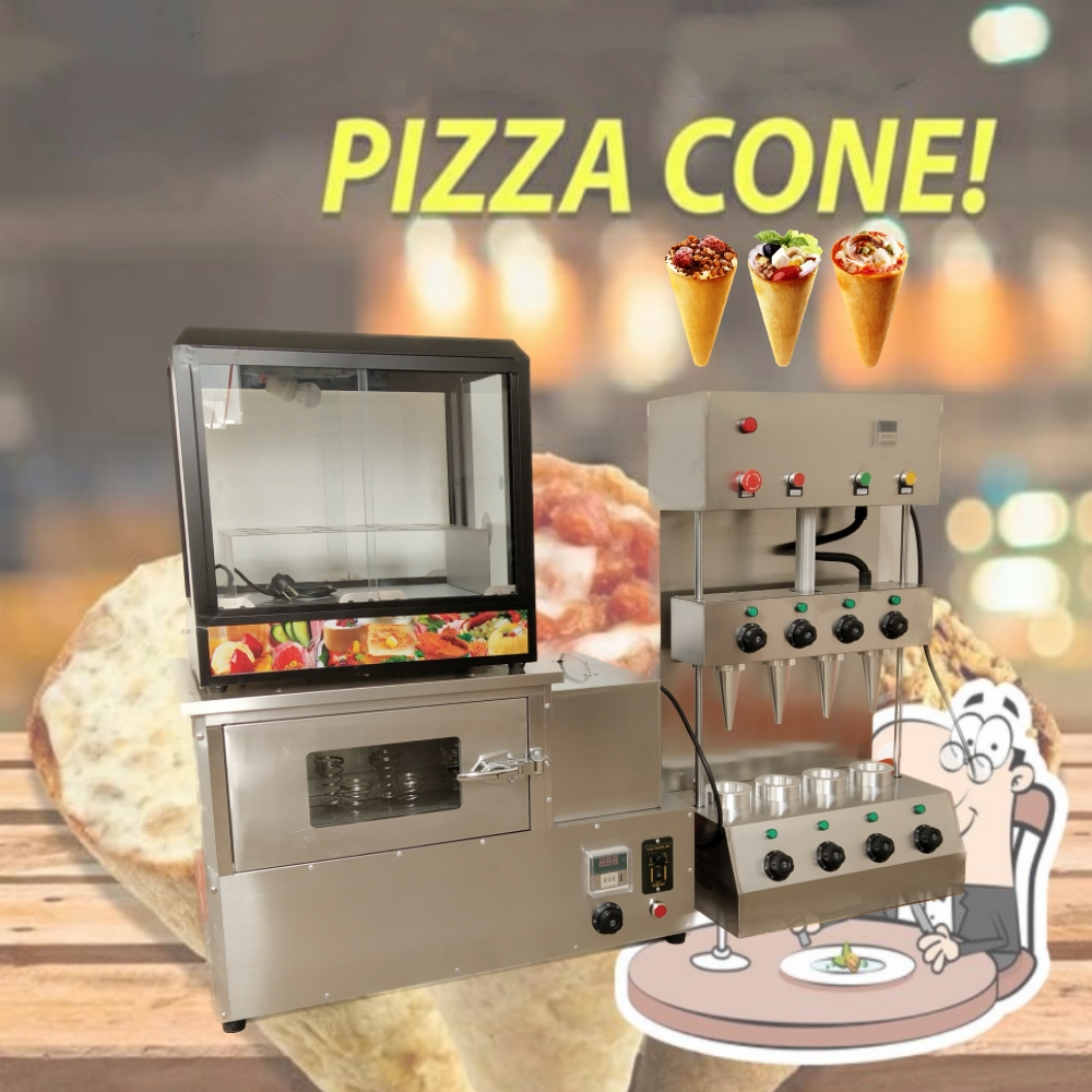 Food Snacks Healthy - Macchina per Coni Pizza 110V 220V,