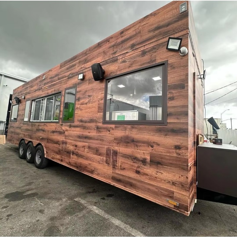 Fast Food With Snacks - Camioncini Alimentari Mobili All'Ingrosso Pronti per