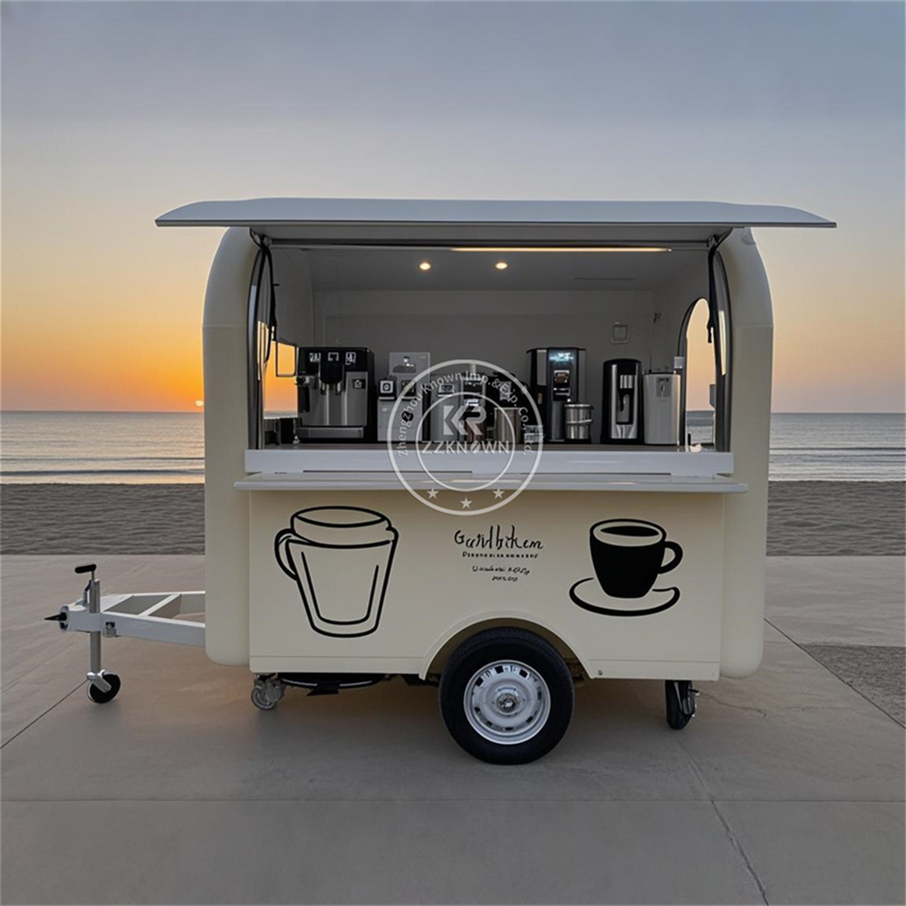 Street Food Snacks - Rimorchio per fast food mobile per