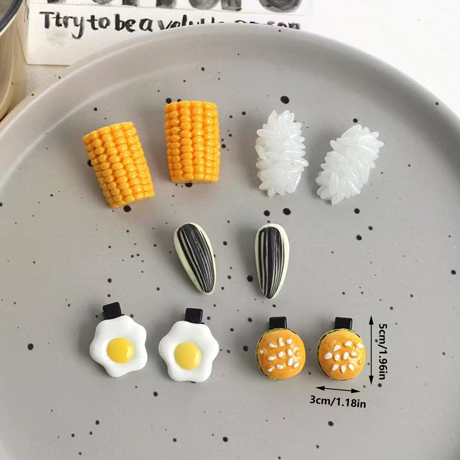 Set di mini fermagli per capel - Food Snacks For Party recensione e prezzo
