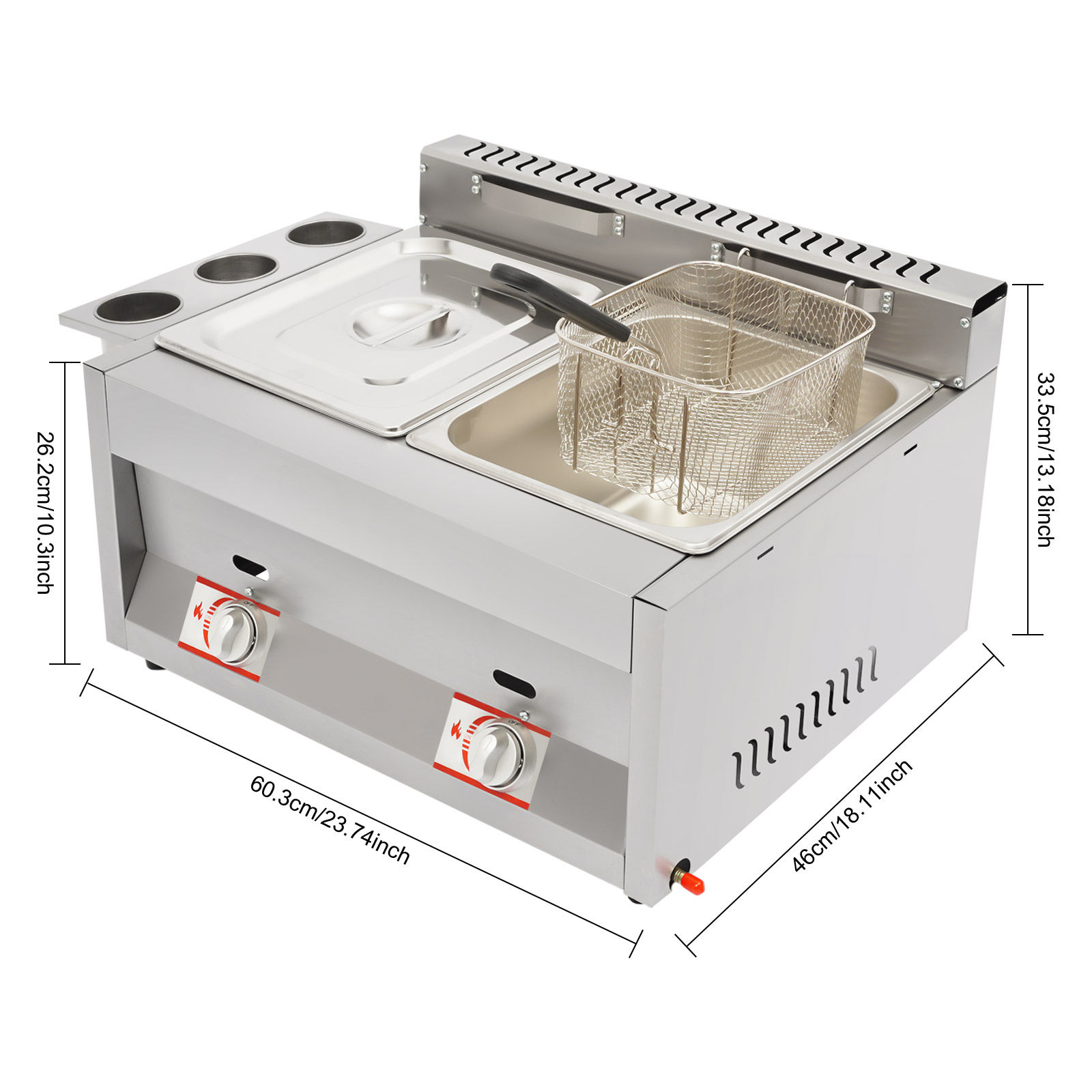 Friggitrice Professionale a Ga - Fast Food With Snacks recensione e prezzo
