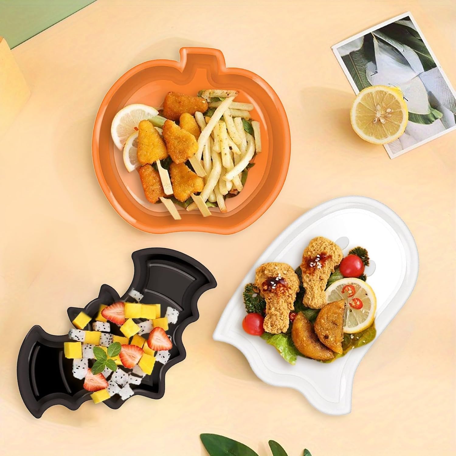 Set di Piatti Riutilizzabili p - Food Snacks For Party recensione e prezzo