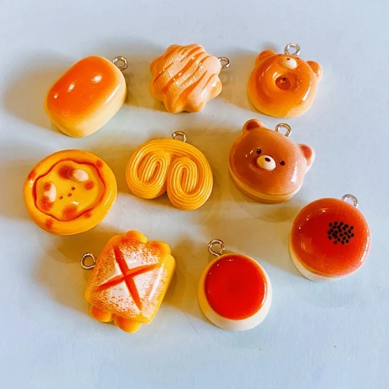 10 Pezzi Ciondoli in Resina a  - Food Snacks For Party recensione e prezzo